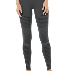 alo yoga gray high waisted leggings